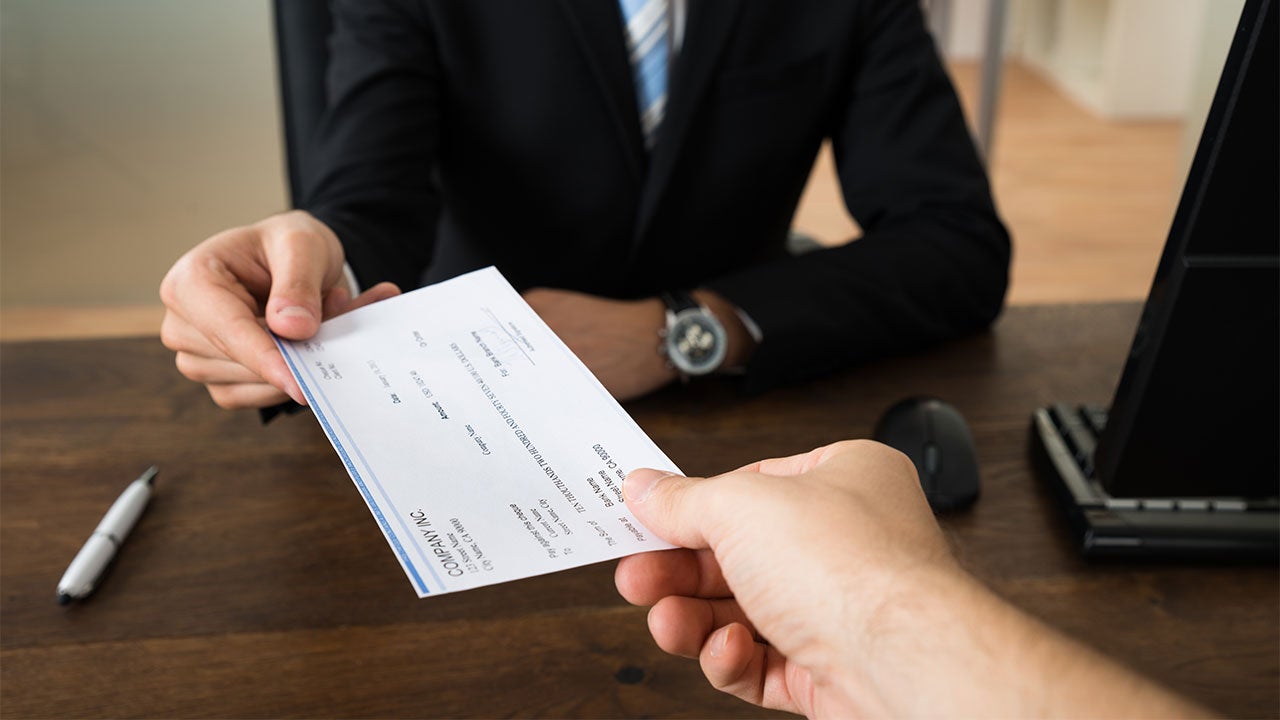 Cashier’s Check Without A Bank Account